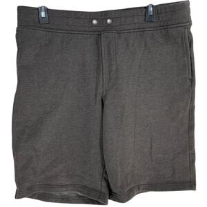 Abbot Main Sweatshorts Shorts Mens Size L Brown Stretch Lounge Casual Basics
